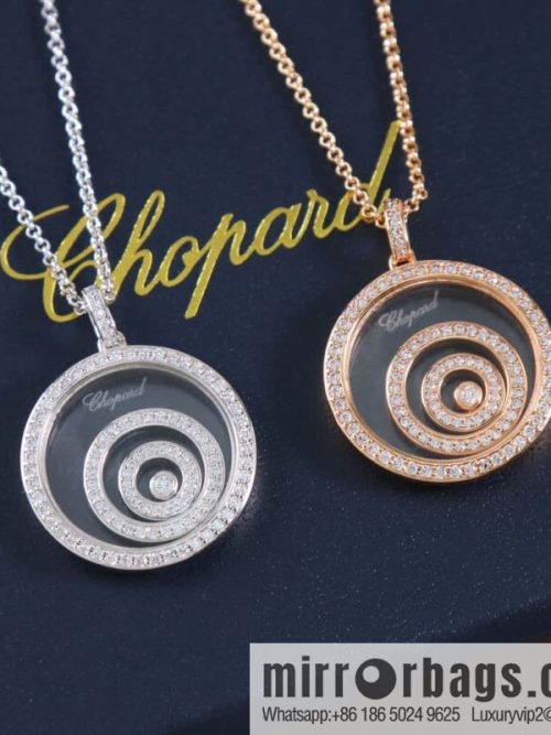 Chopard HAPPY SPIRIT full diamond round, necklace