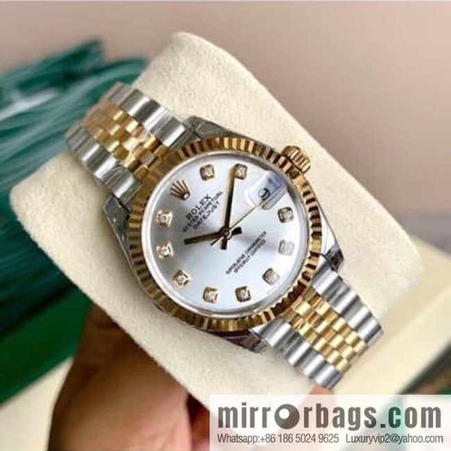 Rolex Customized Edition 2236 Blue Gossamer Fully Automatic Mechanical Movement Dial Size 31mm Rolex Rolex Women\'s Oyster Diary Watch