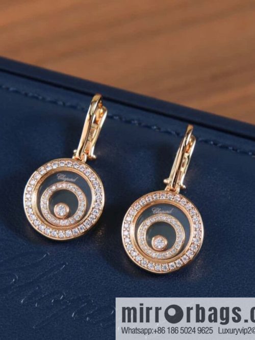 Chopard HAPPY SPIRIT round, stud earrings
