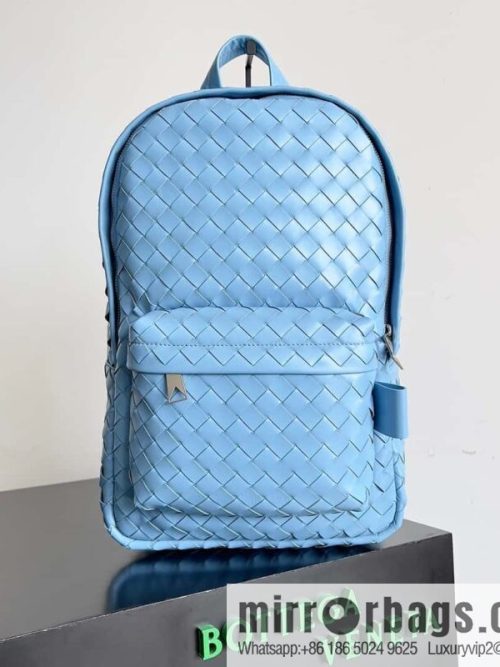 #Bv new men\'s backpack 730728 classic woven backpack model number: 730728 hurricane blue