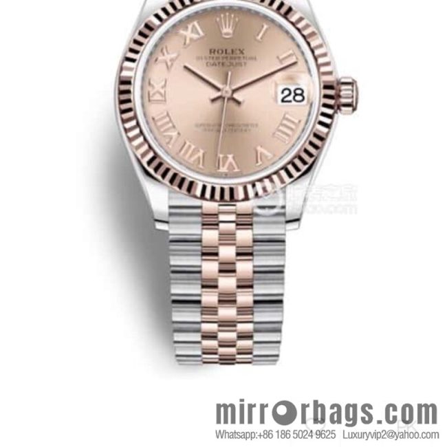 Rolex Customized Edition 2236 Blue Gossamer Fully Automatic Mechanical Movement Dial Size 31mm Rolex Rolex Women\'s Oyster Diary Watch - Image 2