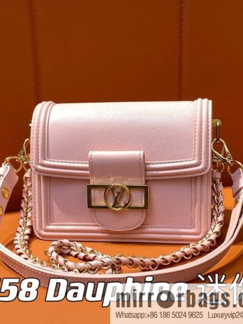 [Original order boutique] M23558 pink epi Dauphine series Dauphine mini handbag M23559