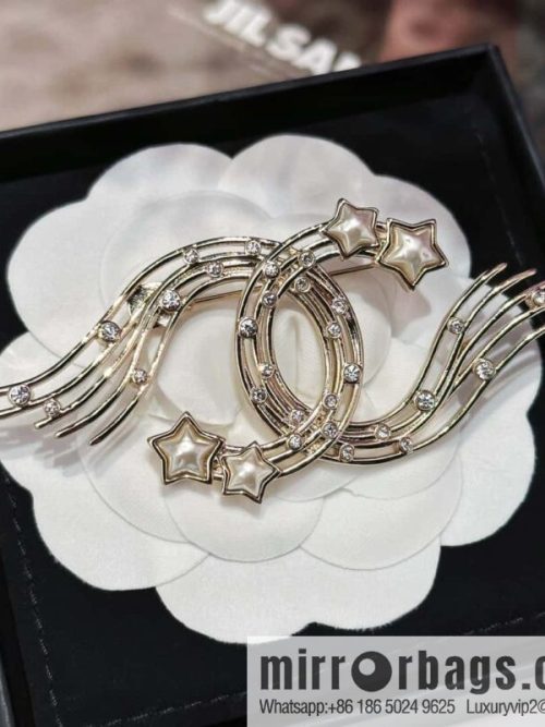 ❗️New ❗️ Chanel brooch ☀️ new ☑️ Chanel pentagram ⭐ comet brooch ☀️