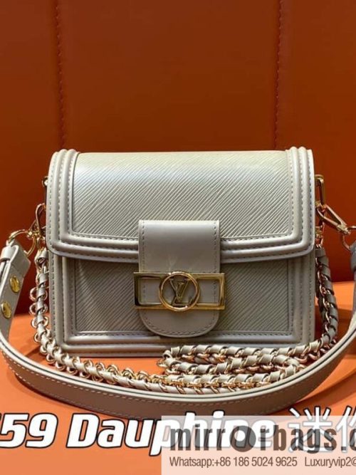 [Original order boutique] M23559 khaki epi Dauphine series Dauphine mini handbag