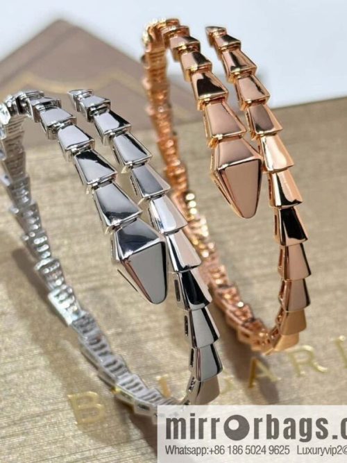 ❗️CNC version ❗️ ☀️ Seiko version ☀️ Bulgari BVLGARI narrow version glossy snake bone bracelet ☀️ rose gold, silver ☀