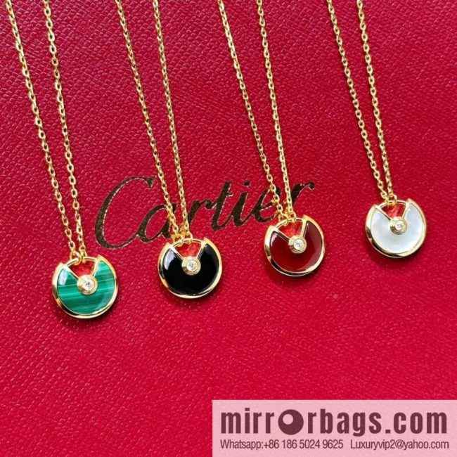 ❗CNC Version ❗ Rose Gold ☀ CARTIER Cartier Amulet Necklace ☀