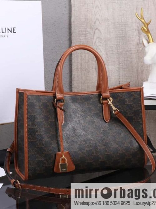 [Premium quality, all-steel hardware 】 𝗖𝗘𝗟𝗜𝗡𝗘 | horizontal tote small, model: 199742
