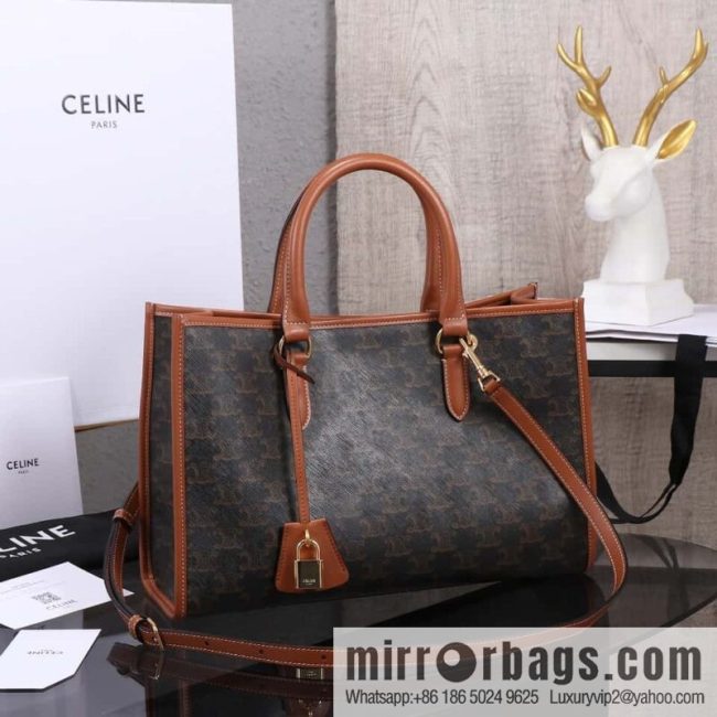 [Premium quality, all-steel hardware 】 𝗖𝗘𝗟𝗜𝗡𝗘 | horizontal tote small, model: 199742