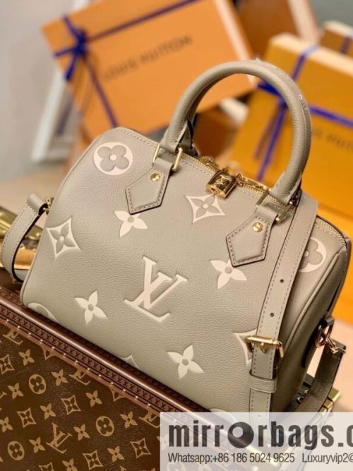 LV M46136 SPEEDY BANDOULIZRE 25 BAG Speedy Bandoulière 25 handbag M58947 grey