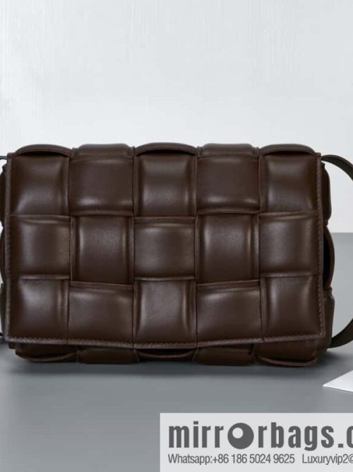 Bottega Veneta Padded Cassette Bag 591970 Dark Chocolate