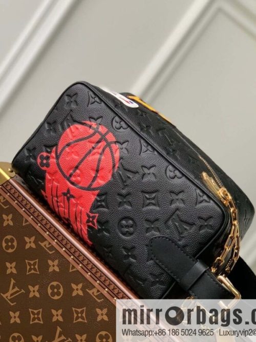 M58515 black clutch bag Cloakroom Dopp Kit handbag LVxNBA SEASON 2 capsule series