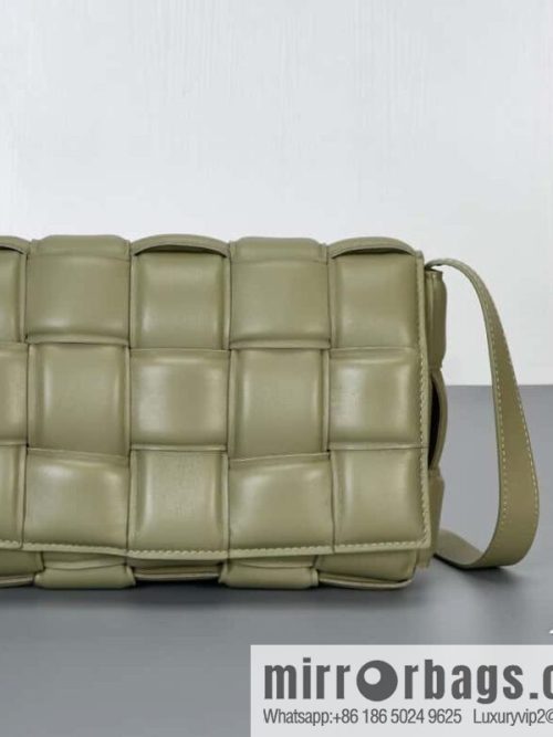 Bottega Veneta Padded Cassette Bag Model; 591970 BV Cassette Pillow Bag, Travertine Green