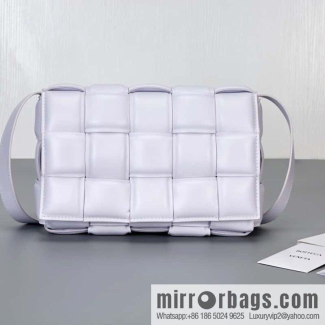 Bottega Veneta Padded Cassette Bag Model; 591970 BV Cassette Pillow Bag, Happy Purple
