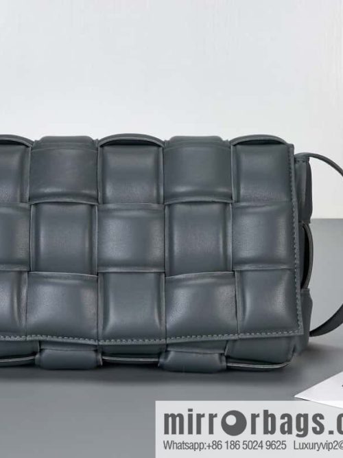 Bottega Veneta Padded Cassette Bag Model; 591970 BV Cassette Pillow Bag, Lightning Grey