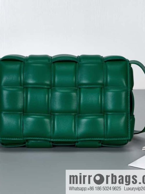 Bottega Veneta Padded Cassette Bag Model; 591970 BV Cassette Pillow Bag, Racing Green