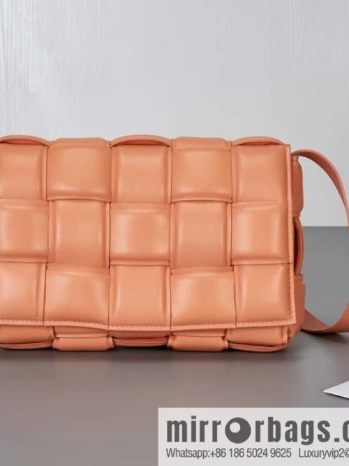 Bottega Veneta Padded Cassette Bag Model; 591970 BV Cassette Pillow Bag, Peach Powder