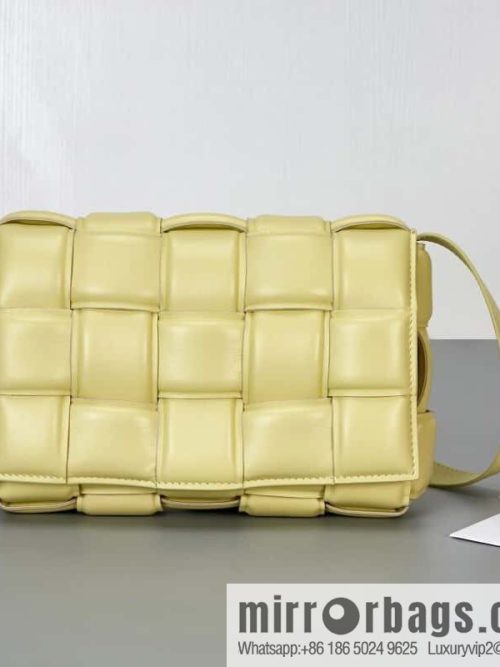 Bottega Veneta Padded Cassette Bag Model; 591970 BV Cassette Pillow Bag, Ice Cream Color