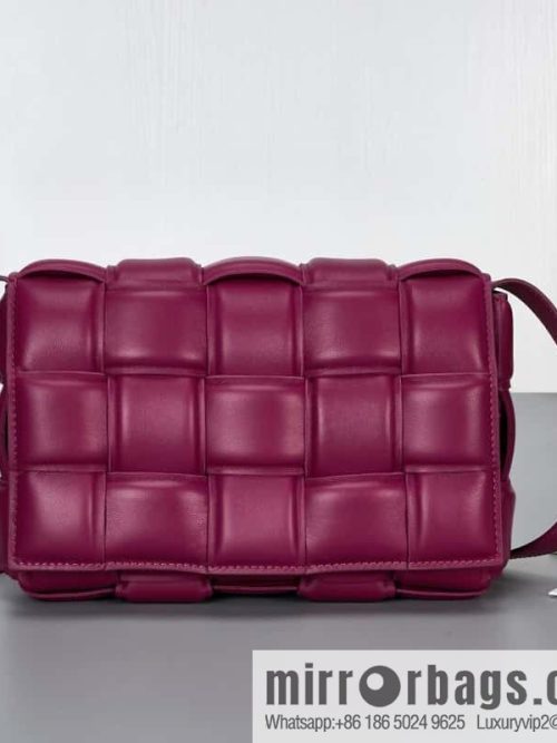 Bottega Veneta Padded Cassette Bag Model; 591970 BV Cassette Pillow Bag, Cinnabar Red