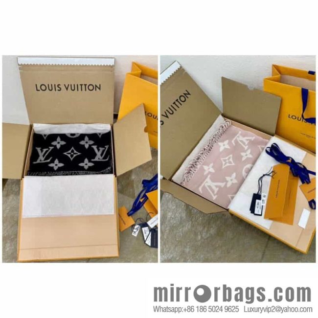 LV Louis Vuitton SIMPLY LV wool long towel m76964 m76966