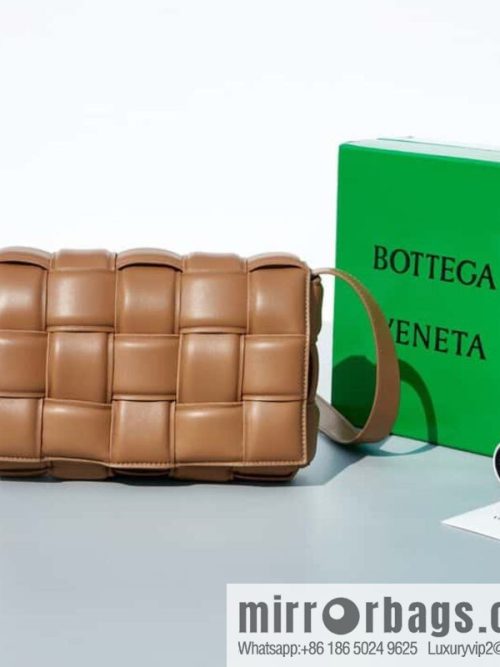 Bottega Veneta Padded Cassette Bag Model; 591970 BV Cassette Pillow Bag, Caramel