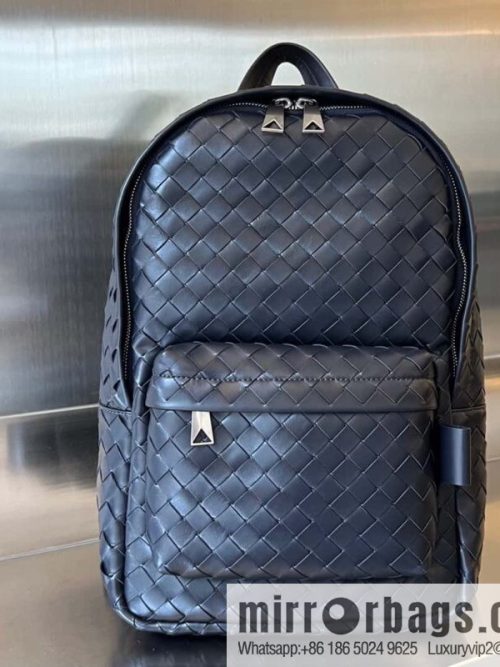 #Bv new men\'s backpack 730728 classic woven backpack model number: 730728 dark blue
