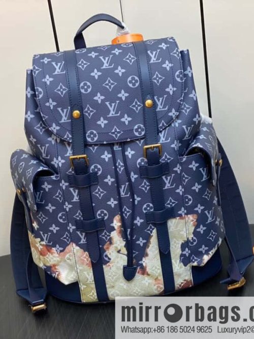 [Original Boutique items] M46805 blue backpack series Christopher small backpack M41379
