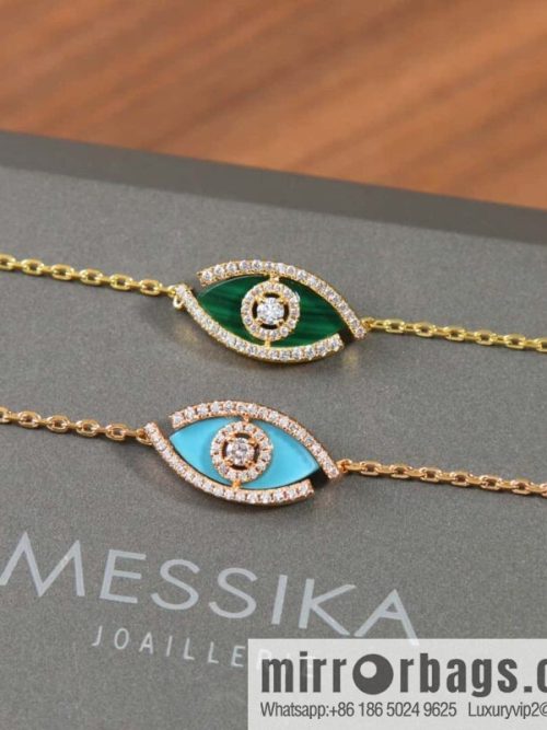 ☀️Messika LUCKY EYE malachite, turquoise lucky eye bracelet ☀️