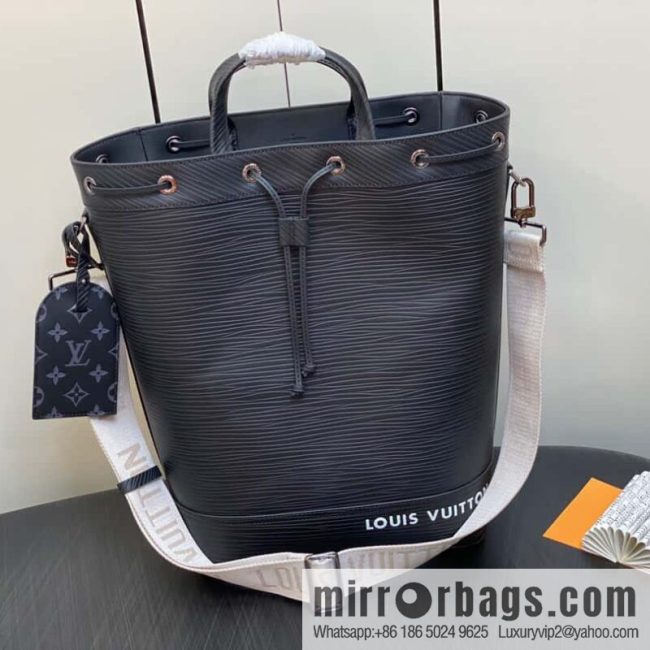 M23117 black epi bucket bag series Maxi Noé Sling bucket handbag