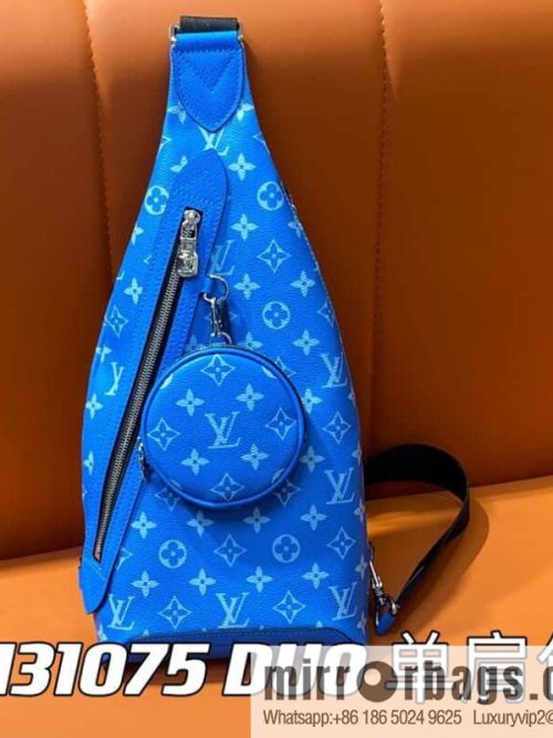 [Original order boutique] M31075 blue M30936 men\'s bag breast bag series DUO shoulder bag