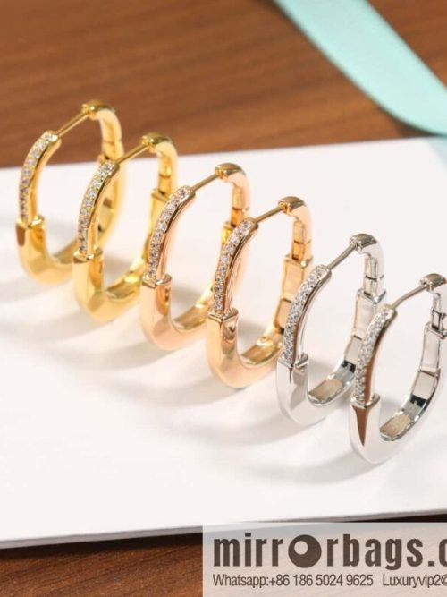 ☀️Tiffany Lock Half Diamond Lock Earrings ☀️ Tiffany & co Tiffany Lock Collection