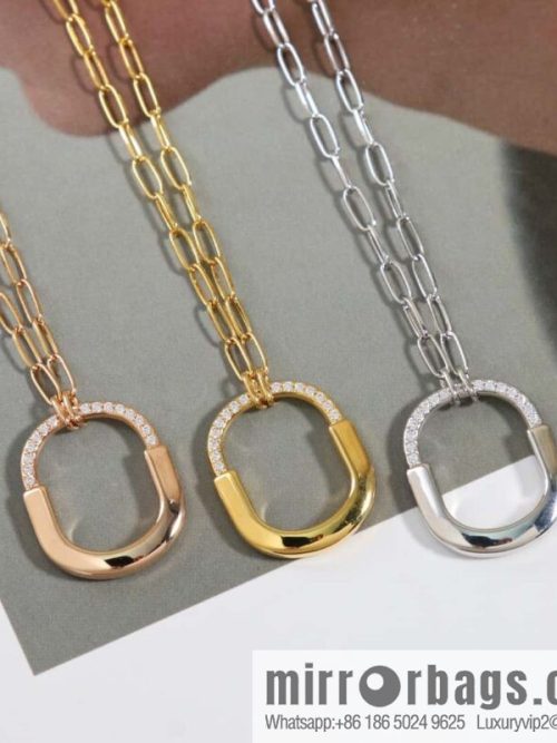☀️Tiffany Lock Half Diamond Lock Head Necklace ☀️ Tiffany & co Tiffany Lock Collection