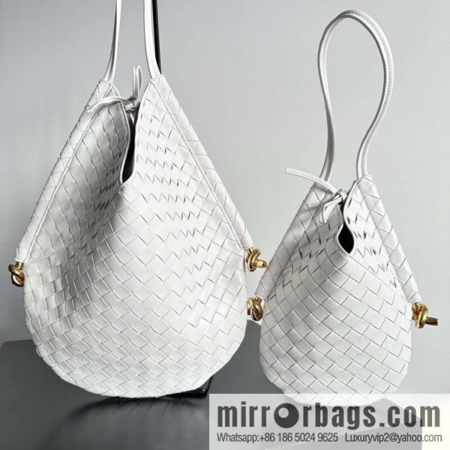 #BottegaVeneta, Yang Mi\'s latest bag type of the same Solstice Shoulder Ba, model number: 740990 large white - Image 2