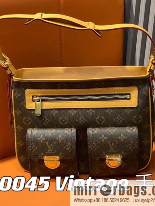 [Original single boutique] M40045 monogram medieval bag Manhattan shoulder bag series vintage handbag