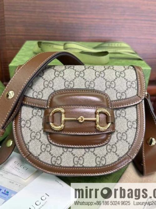 [Original leather] Gucci Horsebit 1955 series mini version, model 760191