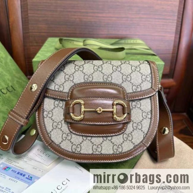 [Original leather] Gucci Horsebit 1955 series mini version, model 760191