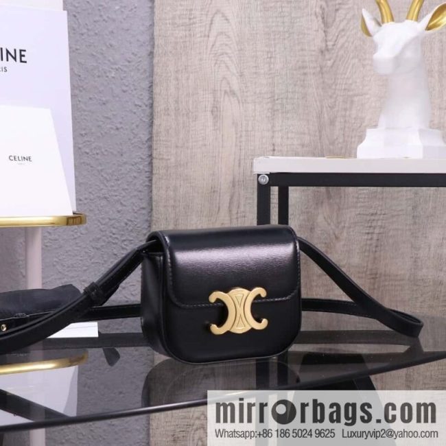 [Premium quality, all-steel hardware 】 𝗖𝗘𝗟𝗜𝗡𝗘 | 𝗧𝗥𝗜𝗢𝗠𝗣𝗛𝗘 𝗠𝗜𝗡𝗜 Arc de Triomphe mini crossbody bag model: 101513
