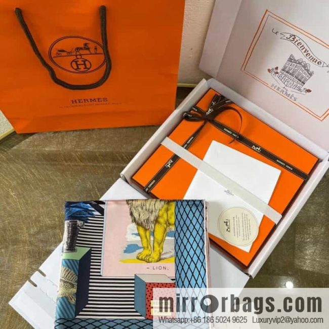 Hermes \"New Grand Theater\" new silk scarf - Image 4