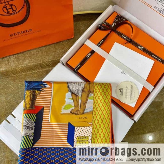 Hermes \"New Grand Theater\" new silk scarf - Image 5