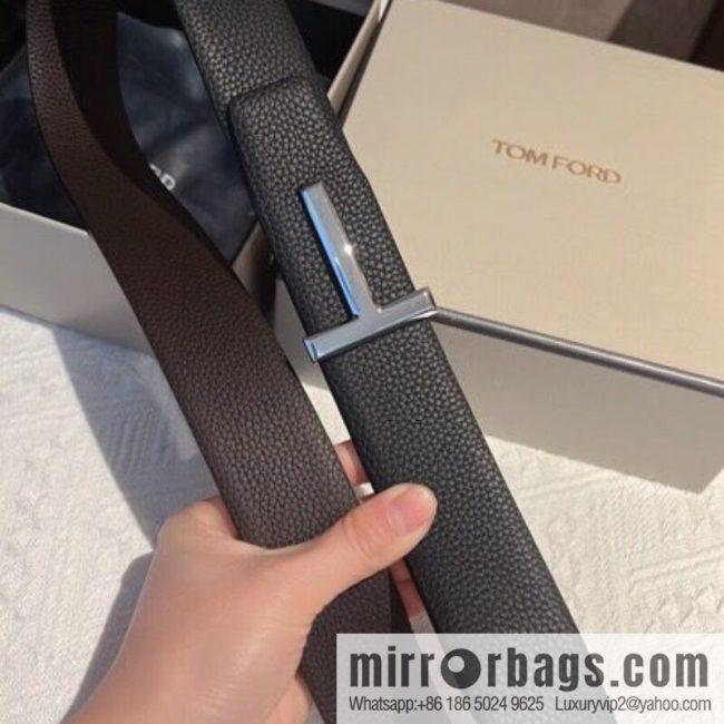 TOMFORD Tom Ford, Men\'s T-Buckle Double-Sided Belt 4.0cm - Image 2
