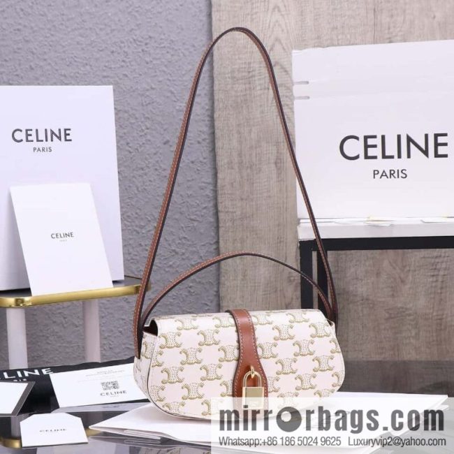 [Premium quality, all-steel hardware 】 𝗖𝗘𝗟𝗜𝗡𝗘 | 𝗧𝗔𝗕𝗢𝗨 𝗖𝗟𝗨𝗧𝗖𝗛 𝗕𝗮𝗴 padlock bag, model: 101593