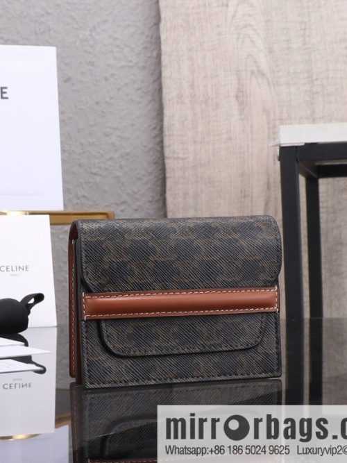 CE new logo printed sheep leather (fabric) business card bag, model number: 100242