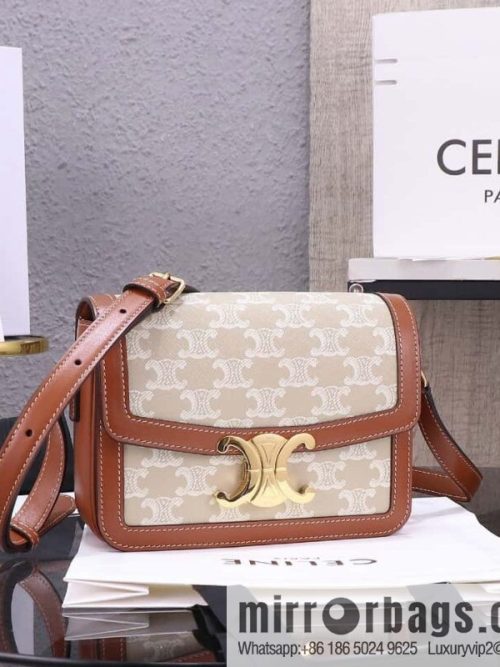 [Premium quality, all steel hardware] TEEN TRIOMPHE calfskin handbag, number: 188423BF4.07PO