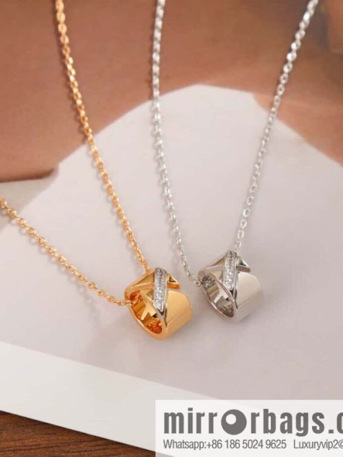 ❗️New ❗️ ☀️ Chaumet Paris Liens Evidence Ring Cylinder Necklace ☀️