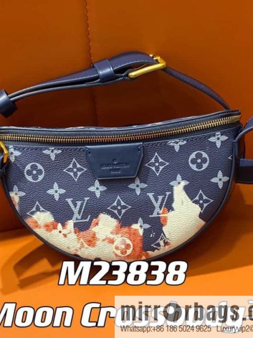 [Original order boutique] M23838 blue, flame moon bag series, this LV Moon Crossbody handbag.