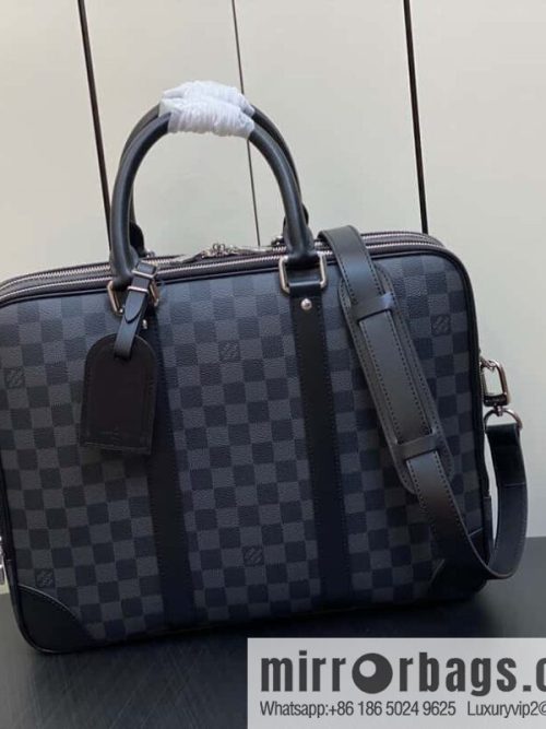 [Original single boutique] N40485 Haige, men\'s bag briefcase series voyage large briefcase