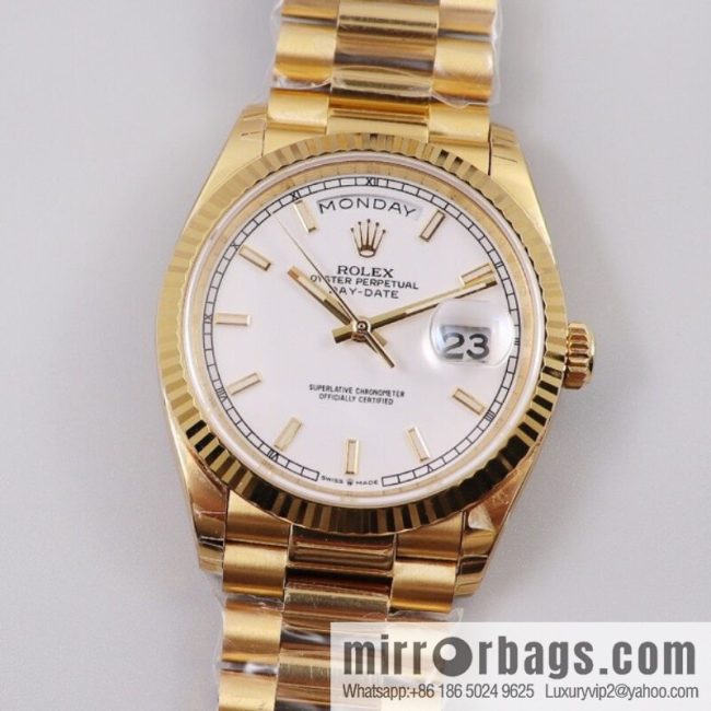 EW Boutique, Rolex Week Diary 36 Ultimate Edition, Original 3255 Automatic Mechanical Movement 128238 Series Watch - Image 2