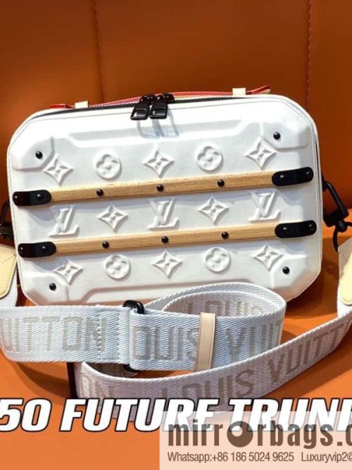 [Original order boutique] M21950 beige, men\'s bag box bag box series FUTURE TRUNK handbag