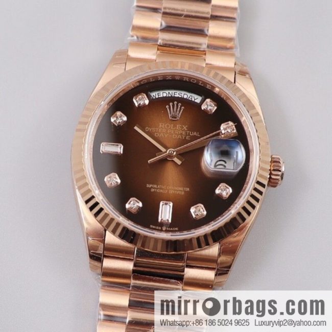 EW Boutique, Rolex Week Diary 36 Ultimate Edition, Original 3255 Automatic Mechanical Movement 128238 Series Watch - Image 7