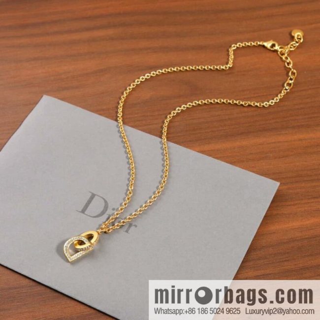 New ☑️ DIOR CD edge diamond necklace