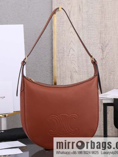 [Premium quality, all-steel hardware] CELINE HELOISE handbag, new, calfskin HÉLOSE armpit bag, ID: 114713